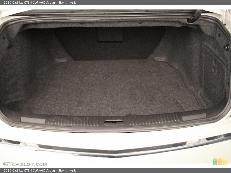 Ebony Interior Trunk for the 2010 Cadillac CTS 4 3.6 AWD Sedan #46831392