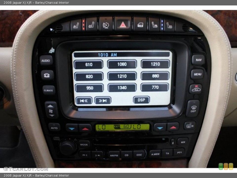 Barley/Charcoal Interior Controls for the 2008 Jaguar XJ XJR #46832202