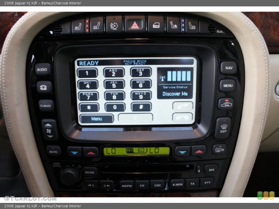 Barley/Charcoal Interior Controls for the 2008 Jaguar XJ XJR #46832214