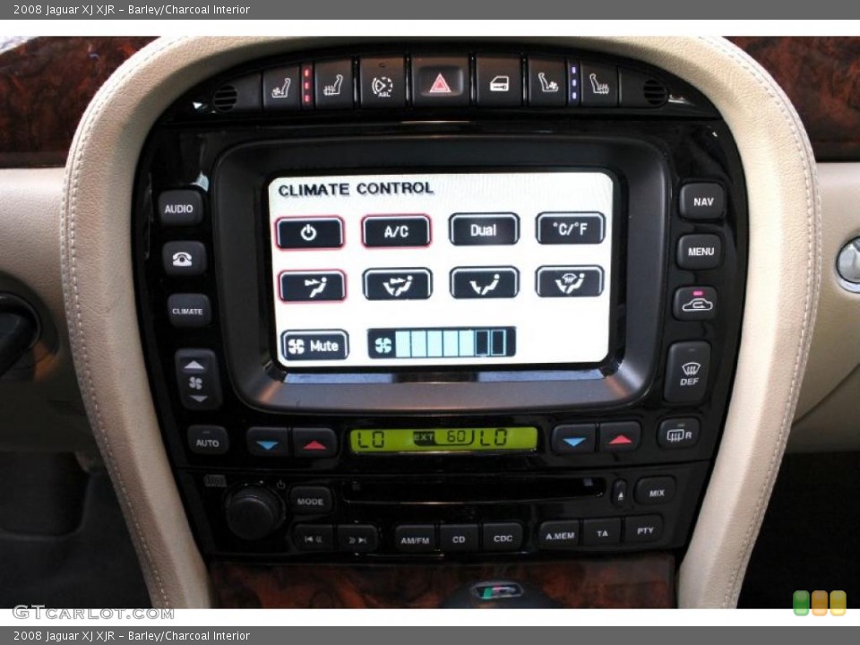 Barley/Charcoal Interior Controls for the 2008 Jaguar XJ XJR #46832235