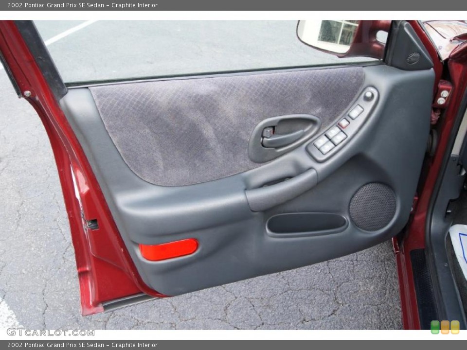 Graphite Interior Door Panel for the 2002 Pontiac Grand Prix SE Sedan #46832613