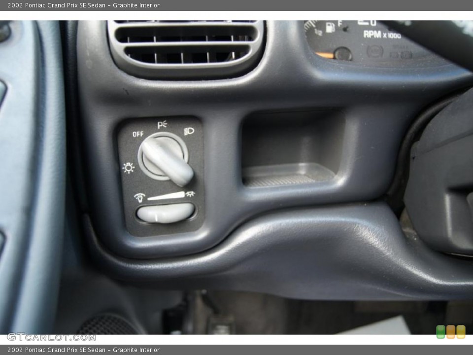 Graphite Interior Controls for the 2002 Pontiac Grand Prix SE Sedan #46832736