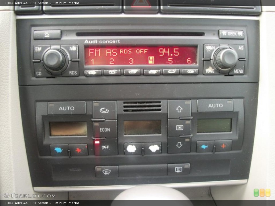 Platinum Interior Controls for the 2004 Audi A4 1.8T Sedan #46834542