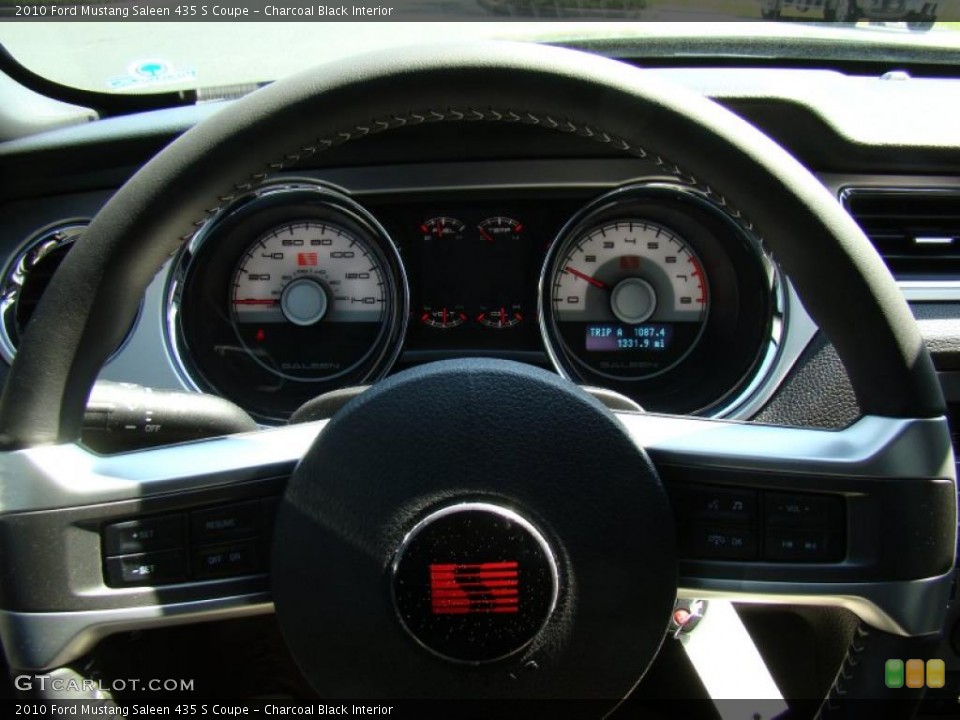 Charcoal Black Interior Gauges for the 2010 Ford Mustang Saleen 435 S Coupe #46835586