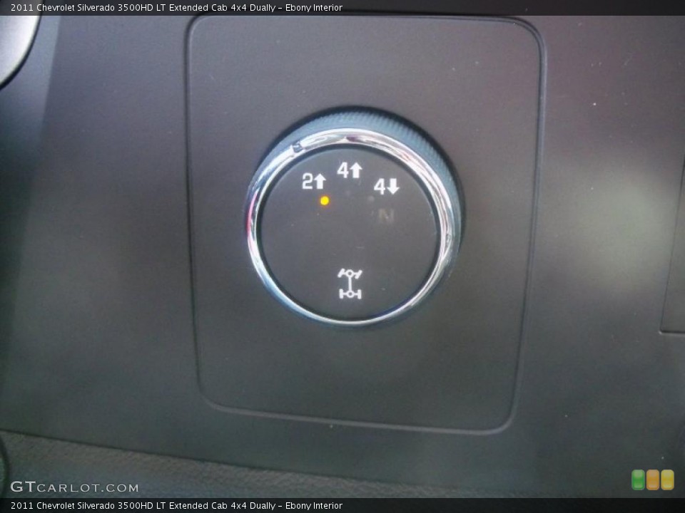 Ebony Interior Controls for the 2011 Chevrolet Silverado 3500HD LT Extended Cab 4x4 Dually #46837539