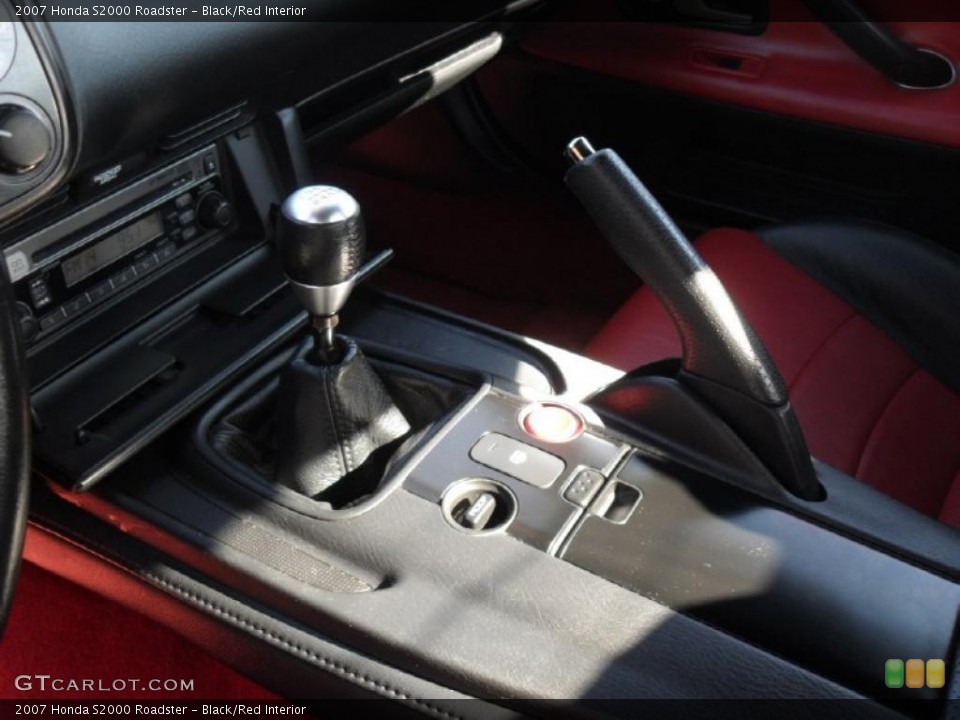 Black/Red Interior Transmission for the 2007 Honda S2000 Roadster #46838217
