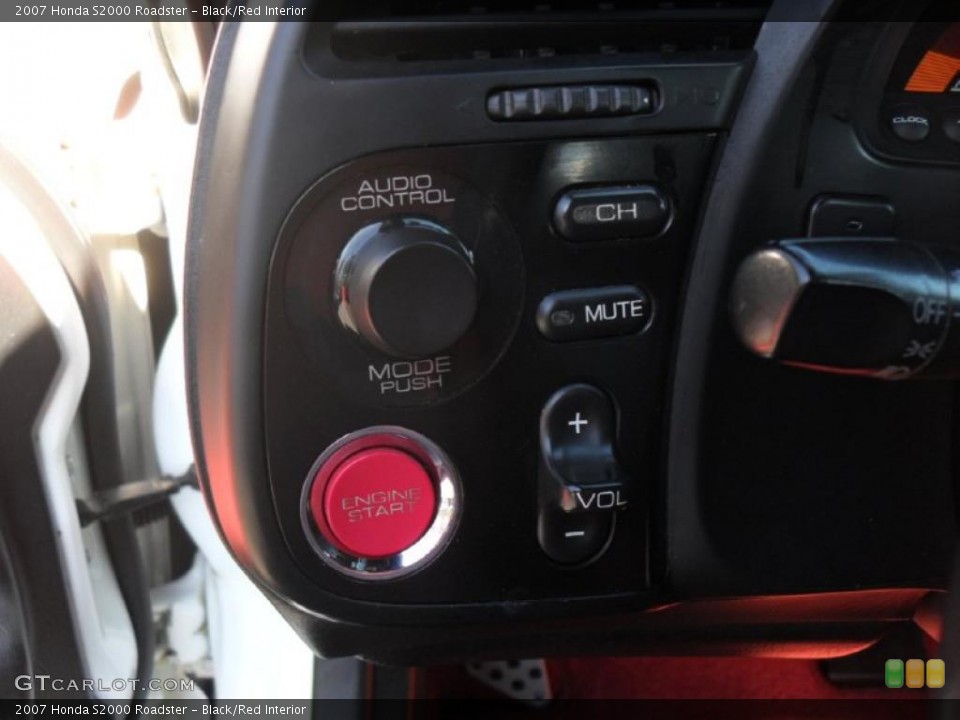 Black/Red Interior Controls for the 2007 Honda S2000 Roadster #46838232