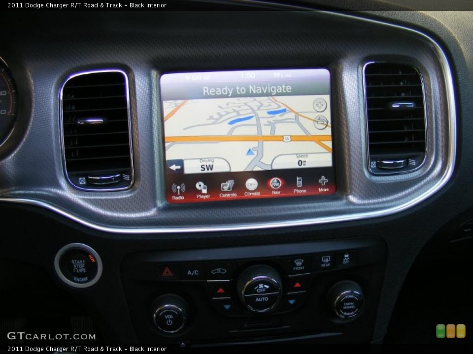 Black Interior Navigation for the 2011 Dodge Charger R/T Road & Track #46838601