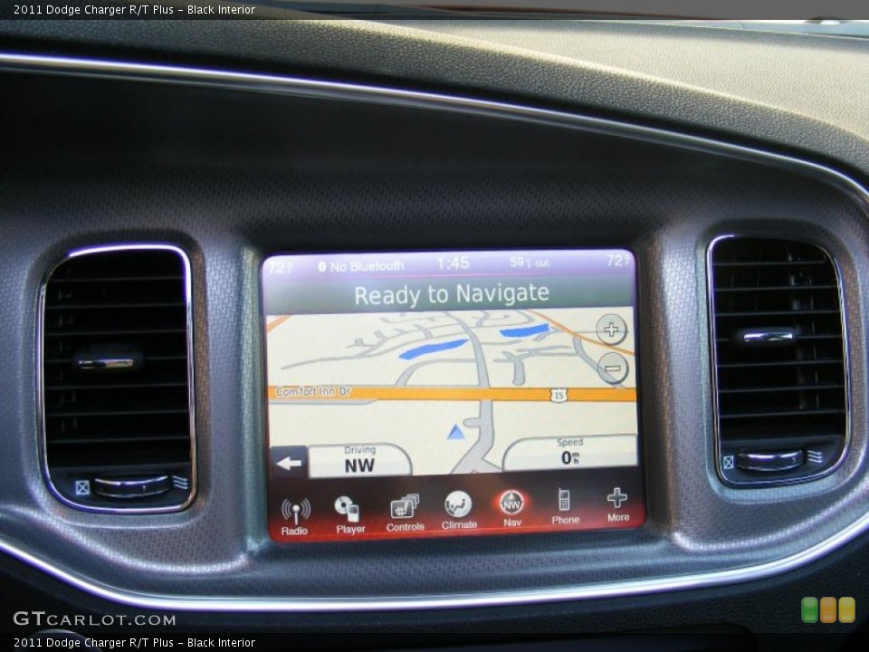 Black Interior Navigation for the 2011 Dodge Charger R/T Plus #46838777