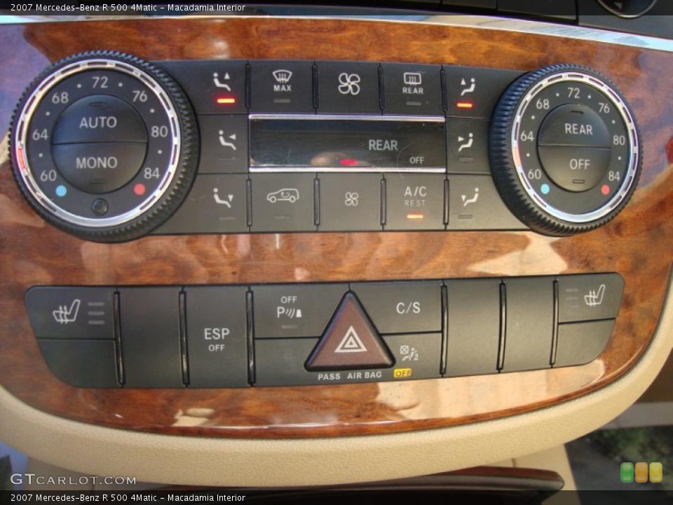 Macadamia Interior Controls for the 2007 Mercedes-Benz R 500 4Matic #46839210