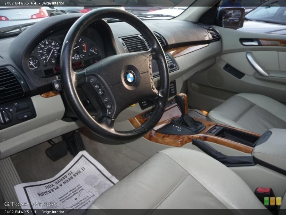 Beige Interior Prime Interior for the 2002 BMW X5 4.4i #46839627