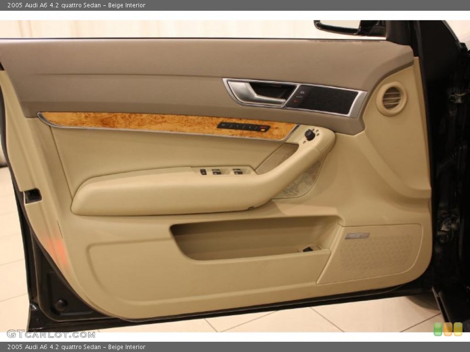 Beige Interior Door Panel for the 2005 Audi A6 4.2 quattro Sedan #46841766