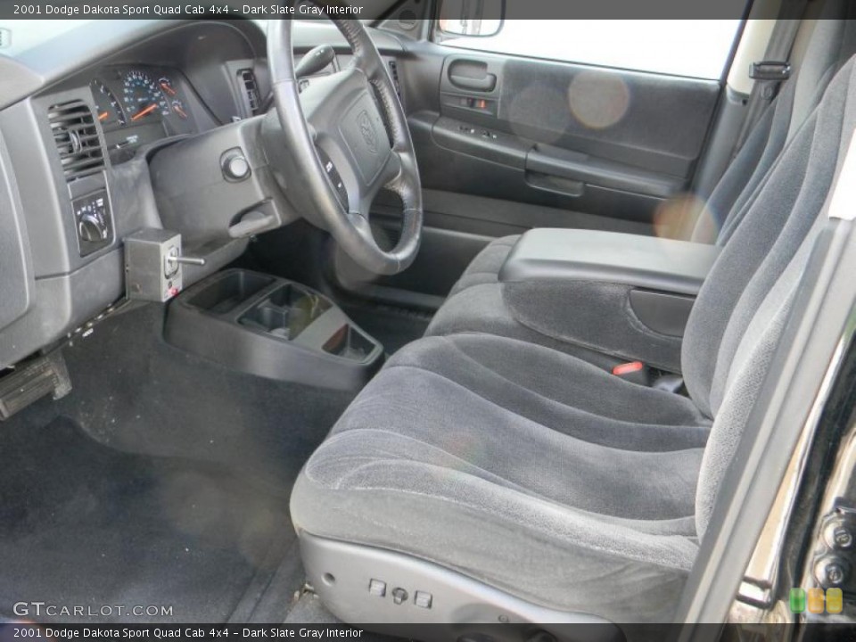 Dark Slate Gray Interior Photo for the 2001 Dodge Dakota Sport Quad Cab 4x4 #46841862