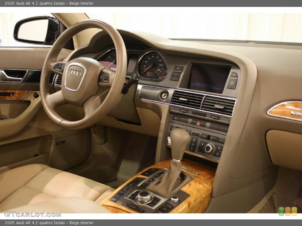 Beige Interior Dashboard for the 2005 Audi A6 4.2 quattro Sedan #46841991