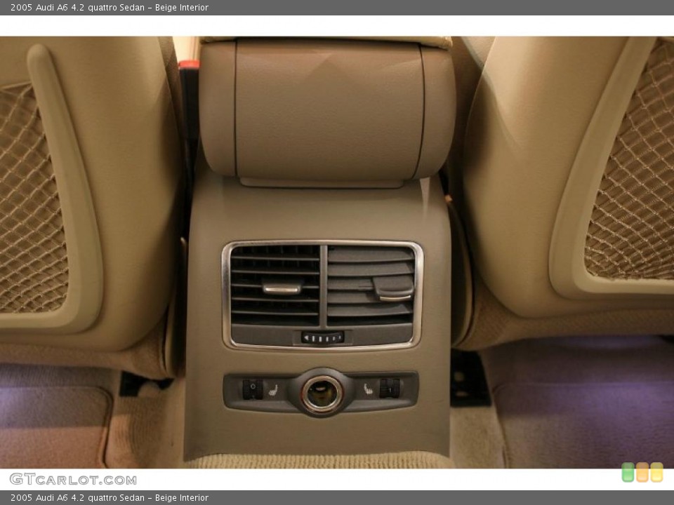 Beige Interior Controls for the 2005 Audi A6 4.2 quattro Sedan #46842093
