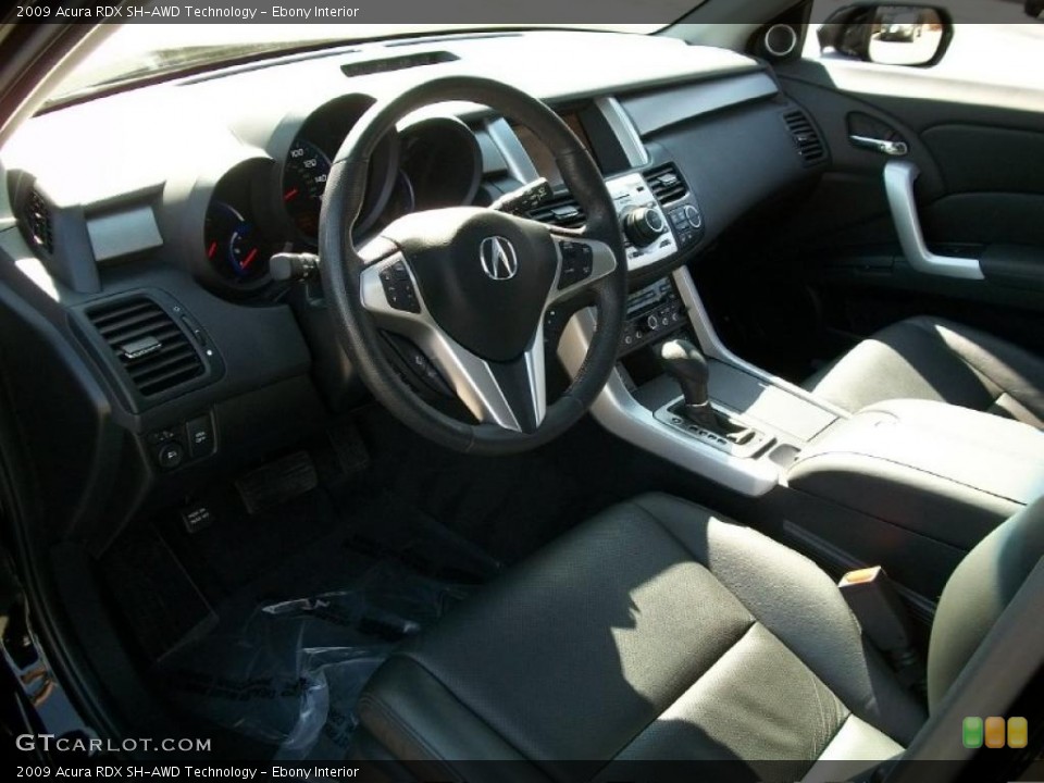 Ebony 2009 Acura RDX Interiors