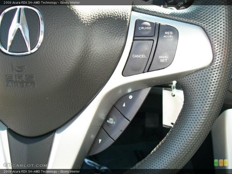 Ebony Interior Controls for the 2009 Acura RDX SH-AWD Technology #46844283