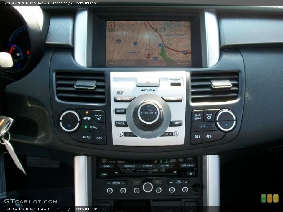 Ebony Interior Controls for the 2009 Acura RDX SH-AWD Technology #46844307