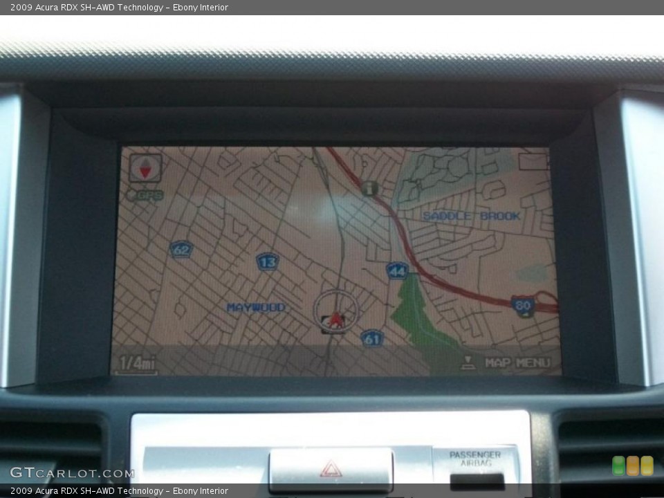 Ebony Interior Navigation for the 2009 Acura RDX SH-AWD Technology #46844316