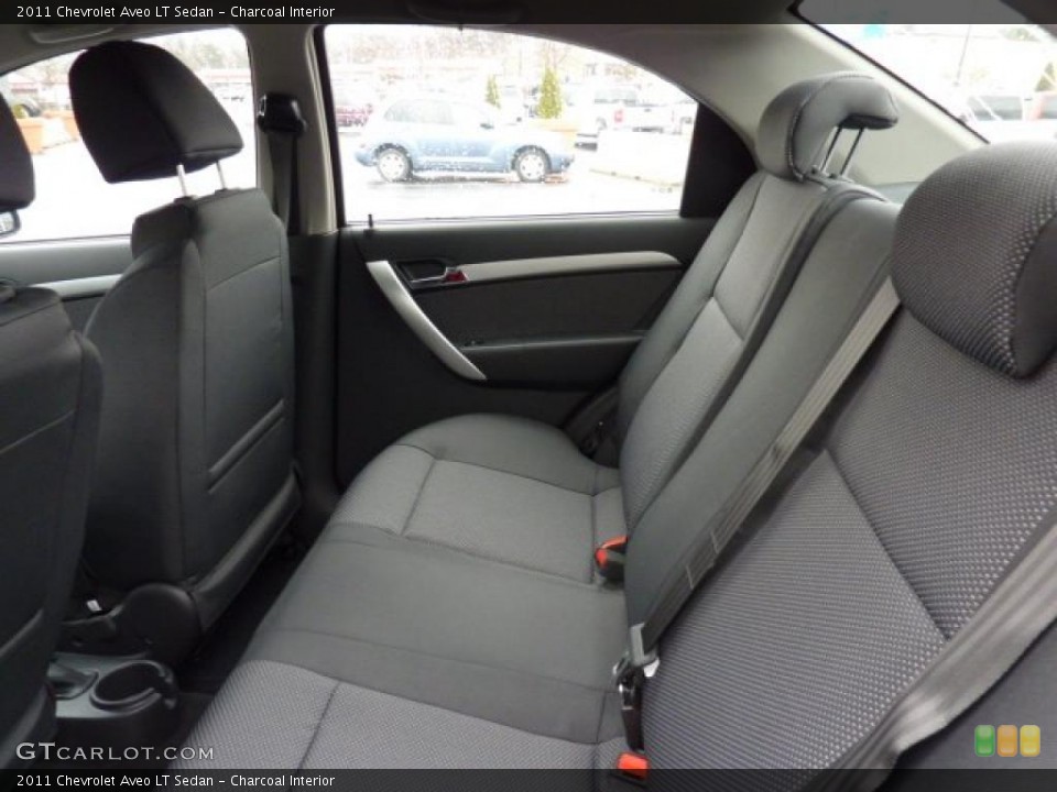 Charcoal Interior Photo for the 2011 Chevrolet Aveo LT Sedan #46844802