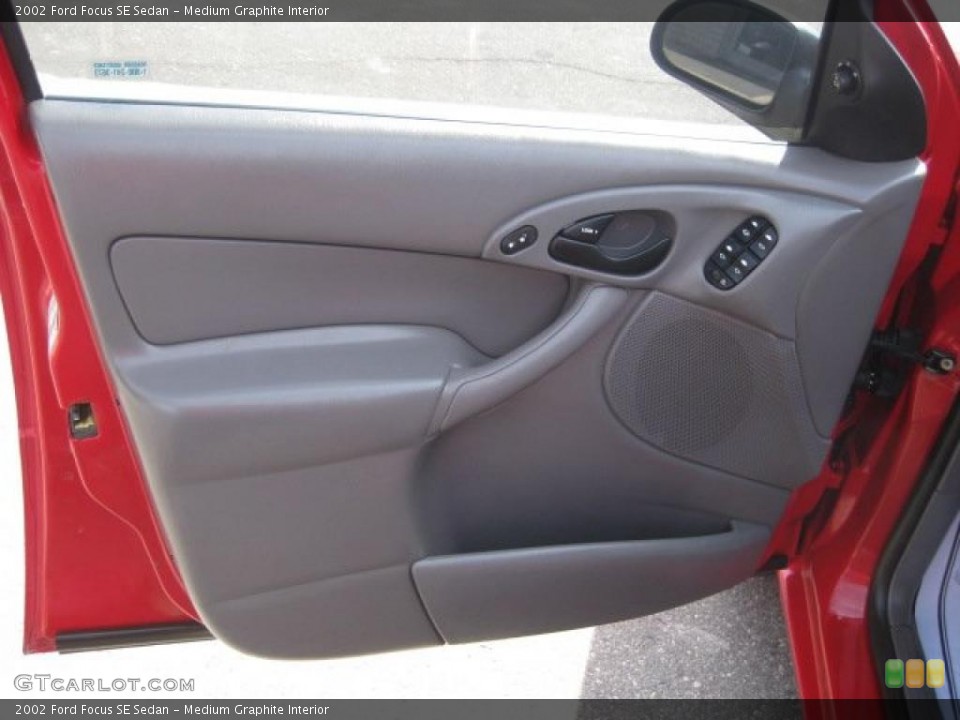 Medium Graphite Interior Door Panel for the 2002 Ford Focus SE Sedan #46845000