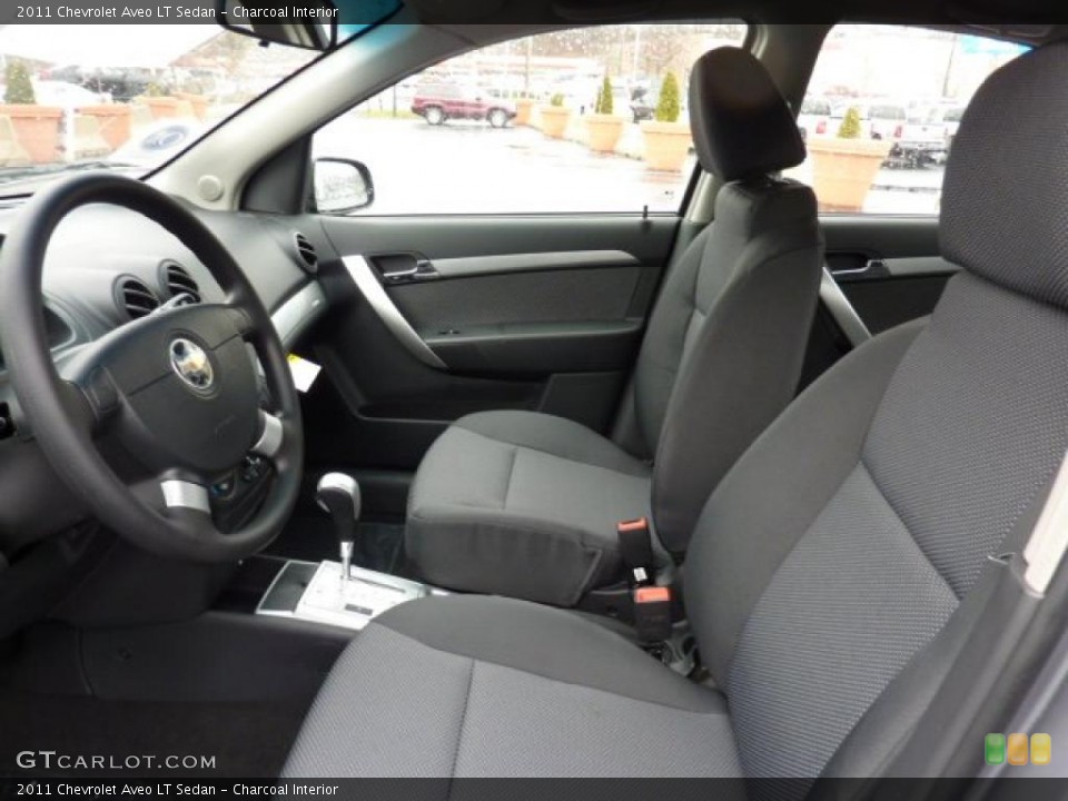 Charcoal Interior Photo for the 2011 Chevrolet Aveo LT Sedan #46845357