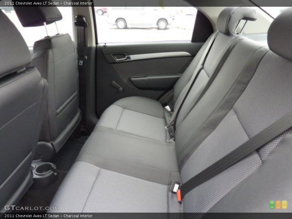 Charcoal Interior Photo for the 2011 Chevrolet Aveo LT Sedan #46845651