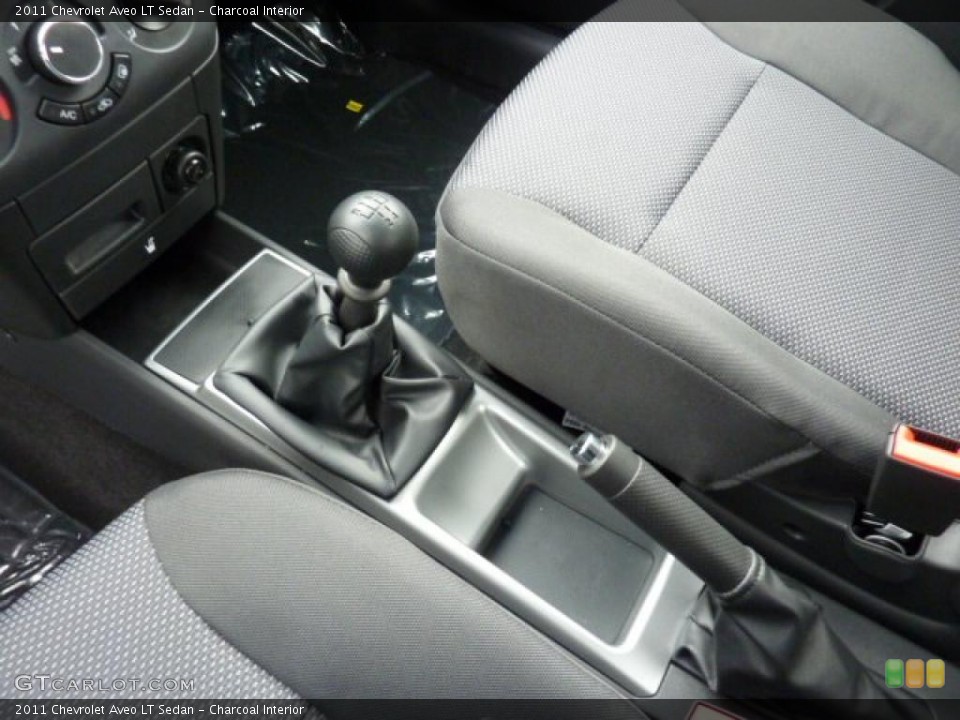 Charcoal Interior Transmission for the 2011 Chevrolet Aveo LT Sedan #46845825