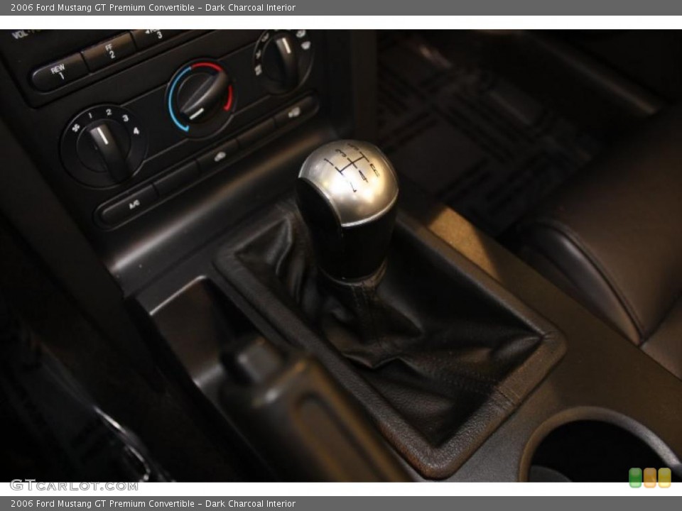 Dark Charcoal Interior Transmission for the 2006 Ford Mustang GT Premium Convertible #46847073