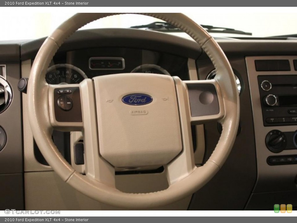 Stone Interior Steering Wheel for the 2010 Ford Expedition XLT 4x4 #46847271