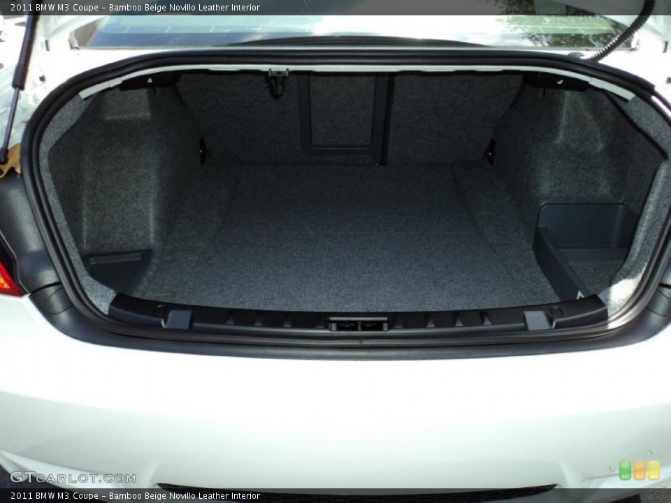 Bamboo Beige Novillo Leather Interior Trunk for the 2011 BMW M3 Coupe #46847790
