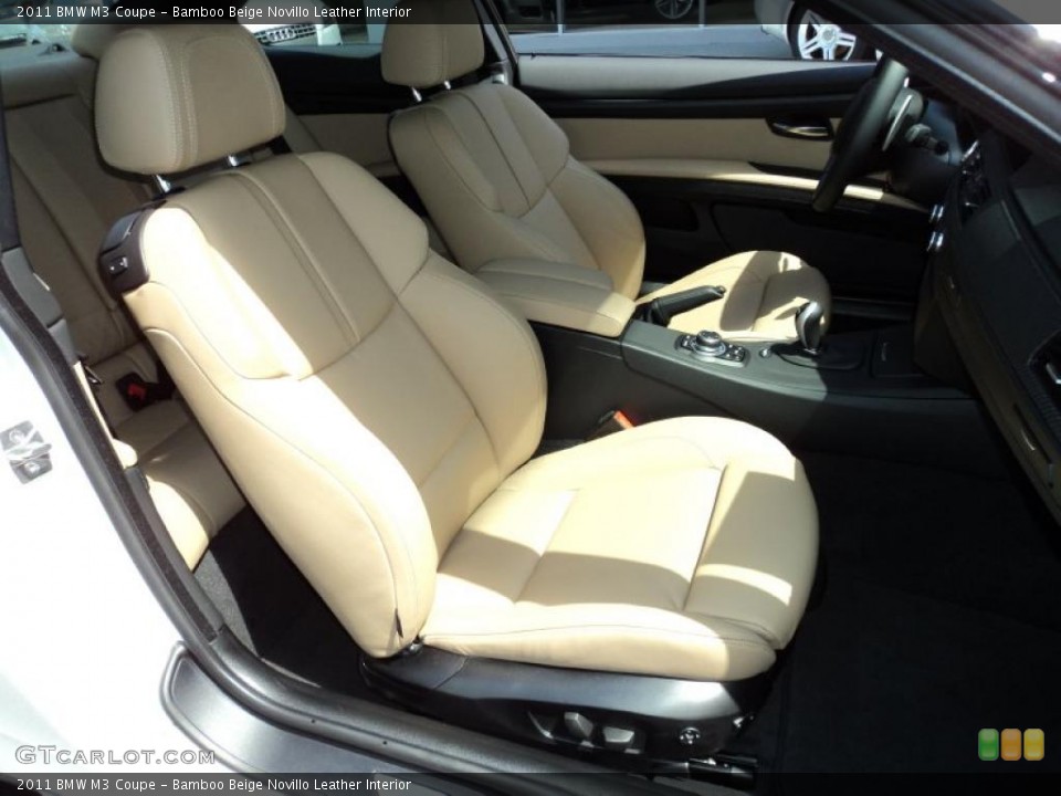 Bamboo Beige Novillo Leather Interior Photo for the 2011 BMW M3 Coupe #46847970