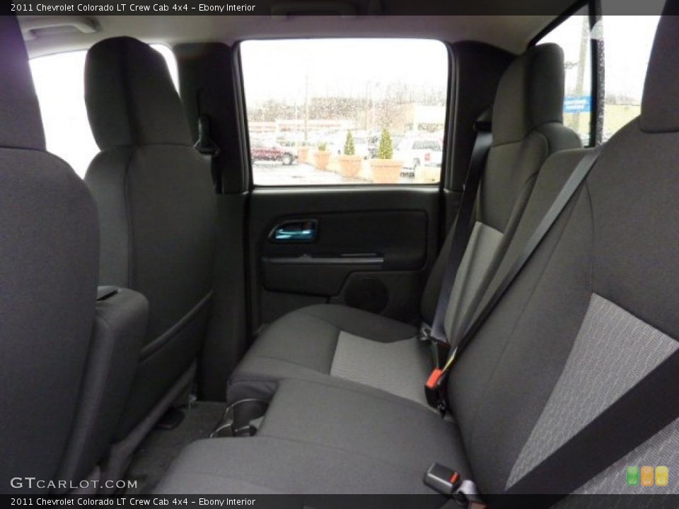 Ebony Interior Photo for the 2011 Chevrolet Colorado LT Crew Cab 4x4 #46847979
