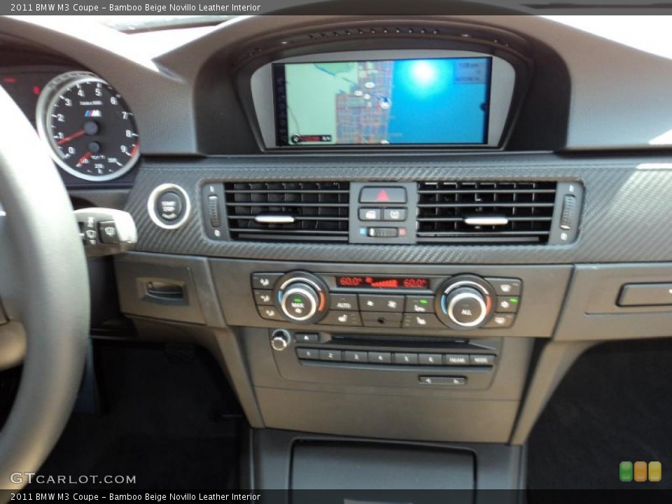 Bamboo Beige Novillo Leather Interior Controls for the 2011 BMW M3 Coupe #46848039