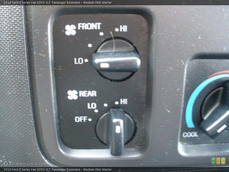Medium Flint Interior Controls for the 2010 Ford E Series Van E350 XLT Passenger Extended #46850271