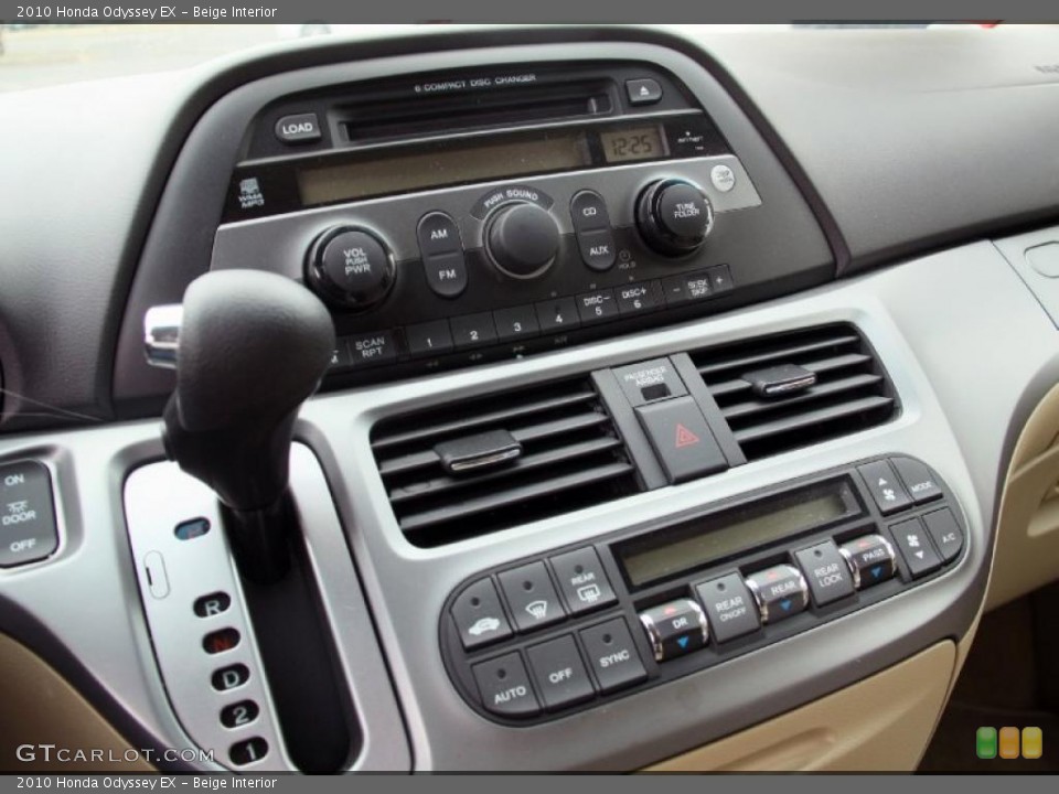 Beige Interior Controls for the 2010 Honda Odyssey EX #46851159
