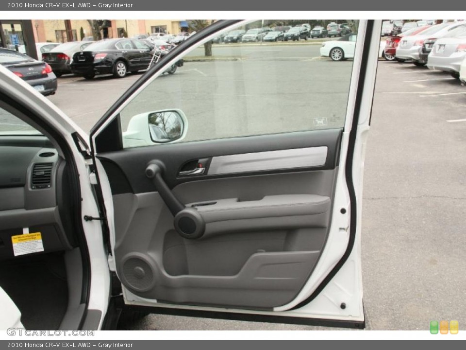 Gray Interior Door Panel for the 2010 Honda CR-V EX-L AWD #46852275