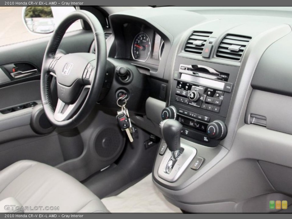 Gray Interior Dashboard for the 2010 Honda CR-V EX-L AWD #46852311