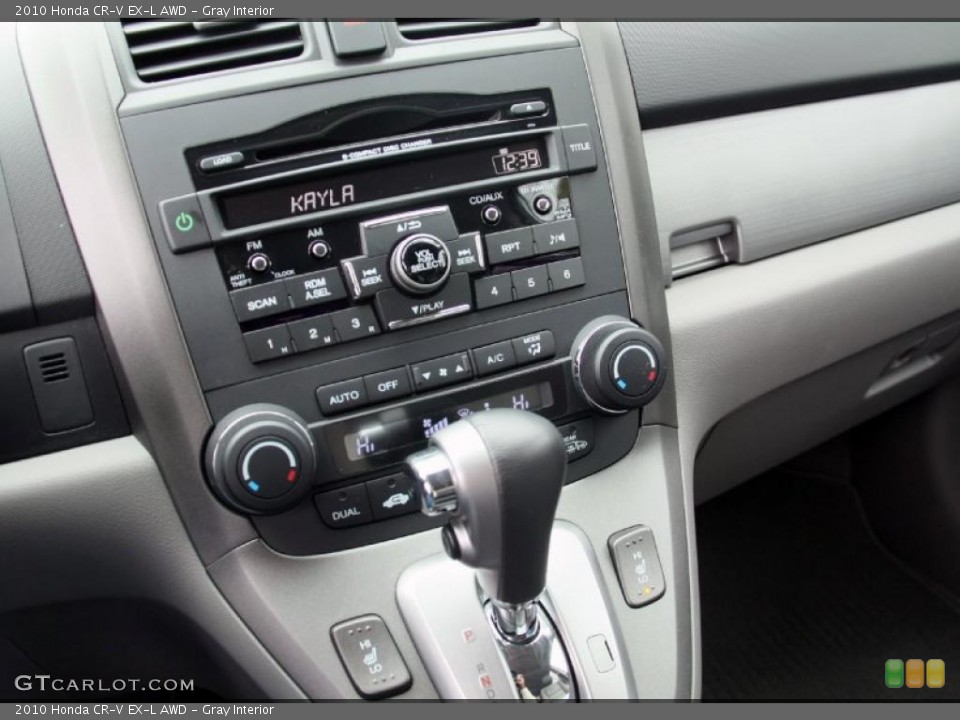 Gray Interior Controls for the 2010 Honda CR-V EX-L AWD #46852386