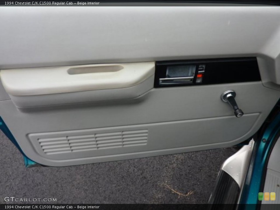 Beige Interior Door Panel for the 1994 Chevrolet C/K C1500 Regular Cab #46852692