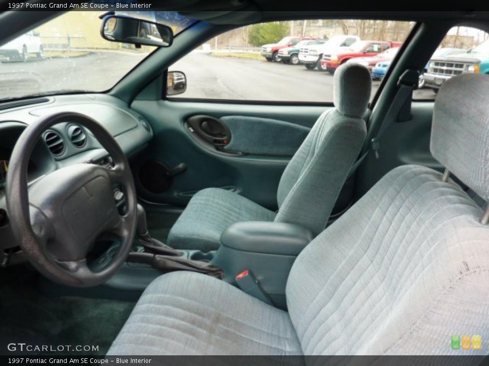 Blue Interior Photo for the 1997 Pontiac Grand Am SE Coupe #46853925