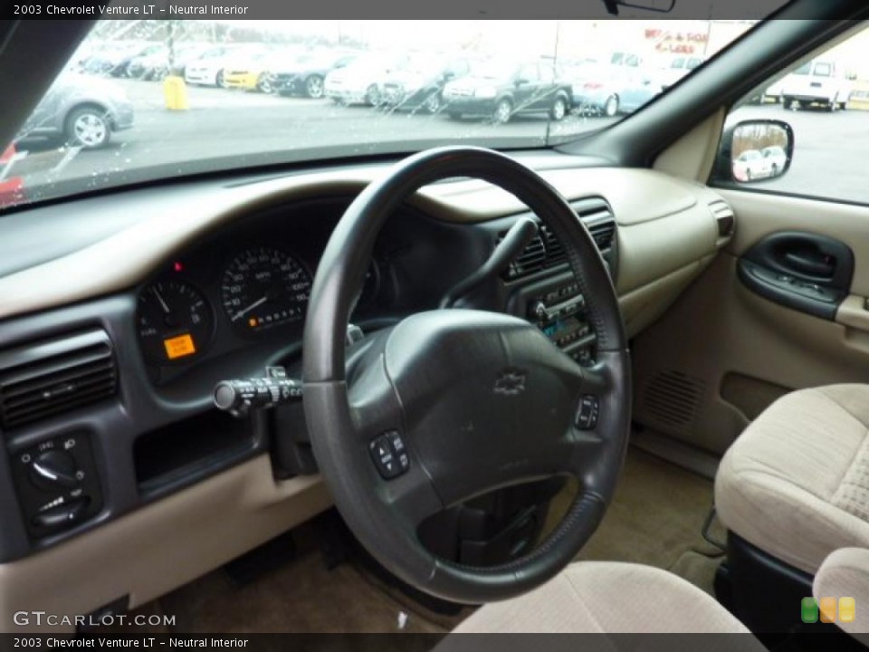 Neutral Interior Steering Wheel for the 2003 Chevrolet Venture LT #46854612