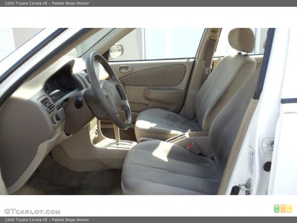 Pebble Beige Interior Photo for the 1999 Toyota Corolla VE #46855179
