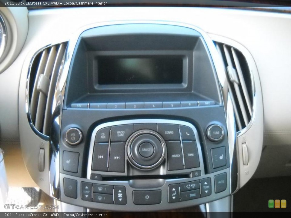 Cocoa/Cashmere Interior Controls for the 2011 Buick LaCrosse CXL AWD #46856022