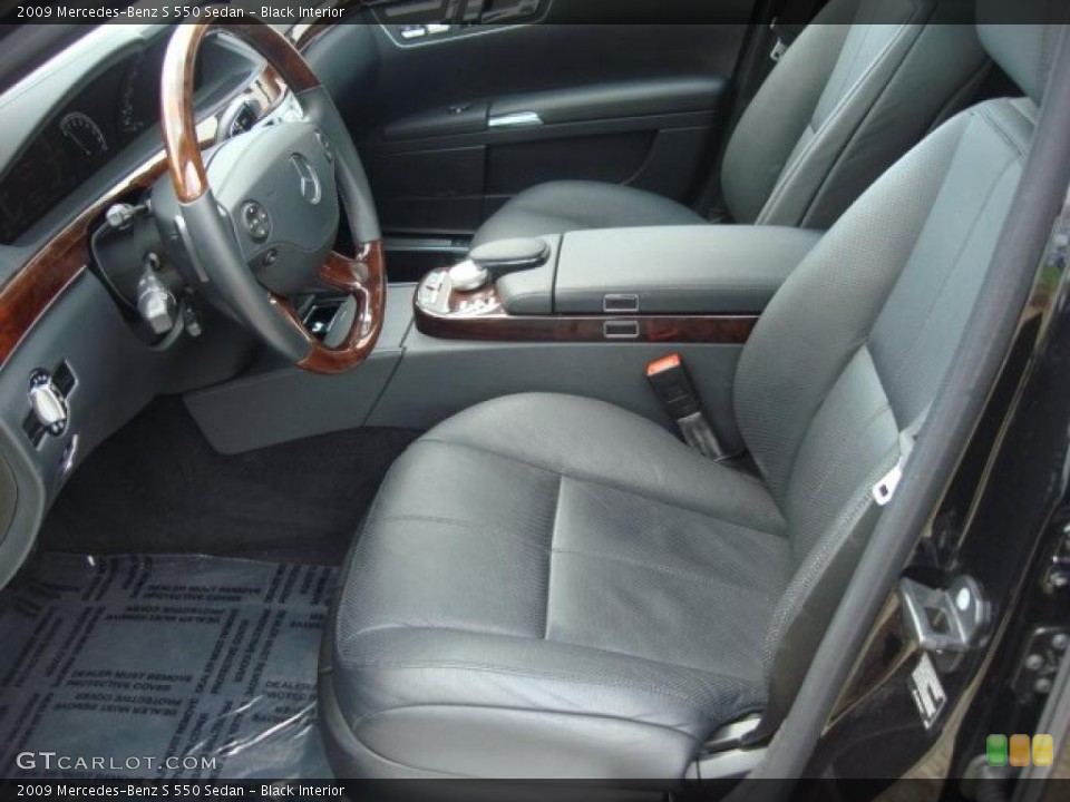 Black Interior Photo for the 2009 Mercedes-Benz S 550 Sedan #46856937