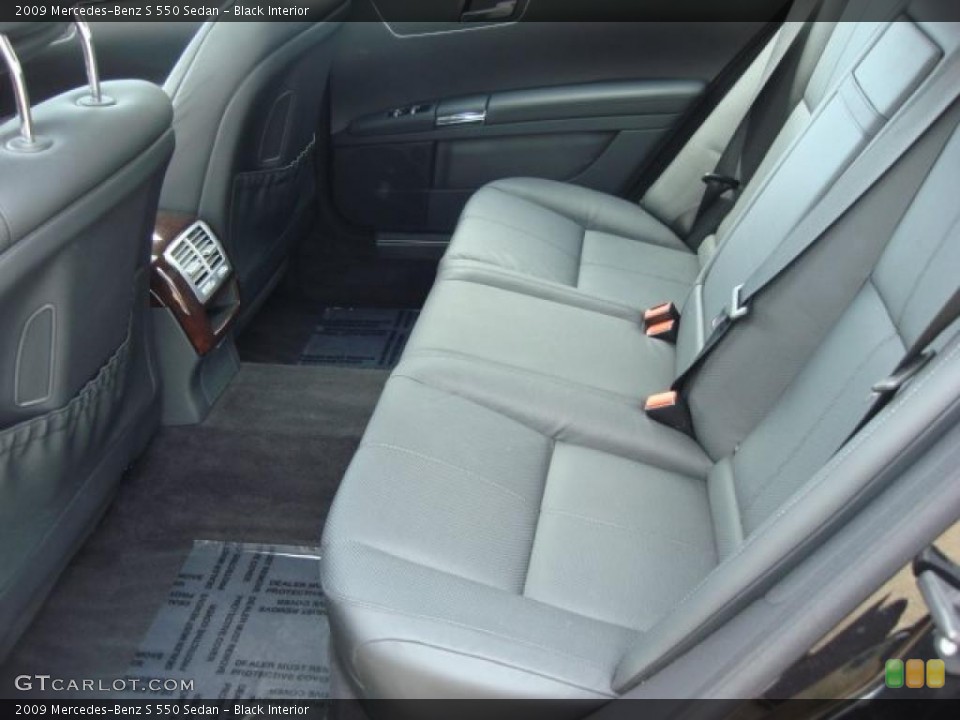 Black Interior Photo for the 2009 Mercedes-Benz S 550 Sedan #46856958
