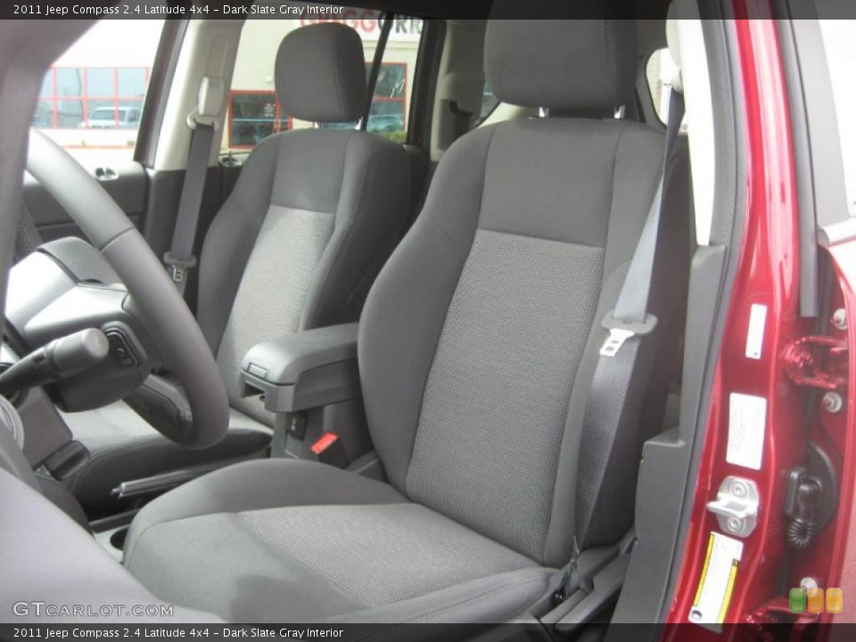 Dark Slate Gray Interior Photo for the 2011 Jeep Compass 2.4 Latitude 4x4 #46858788