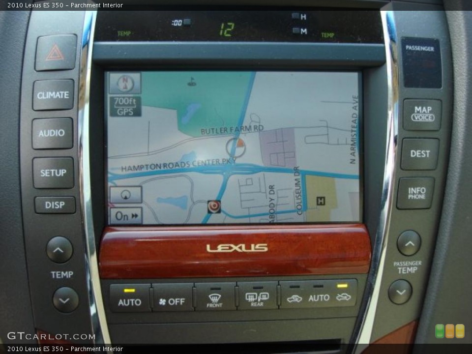 Parchment Interior Navigation for the 2010 Lexus ES 350 #46858821