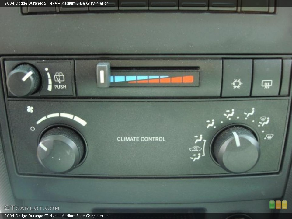 Medium Slate Gray Interior Controls for the 2004 Dodge Durango ST 4x4 #46860066