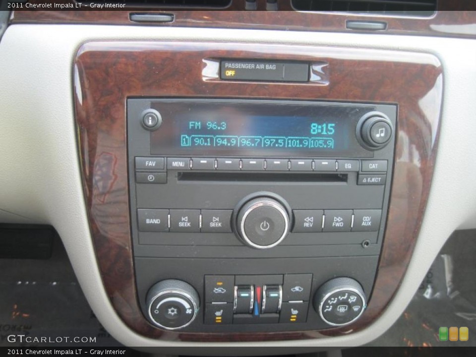 Gray Interior Controls for the 2011 Chevrolet Impala LT #46860699